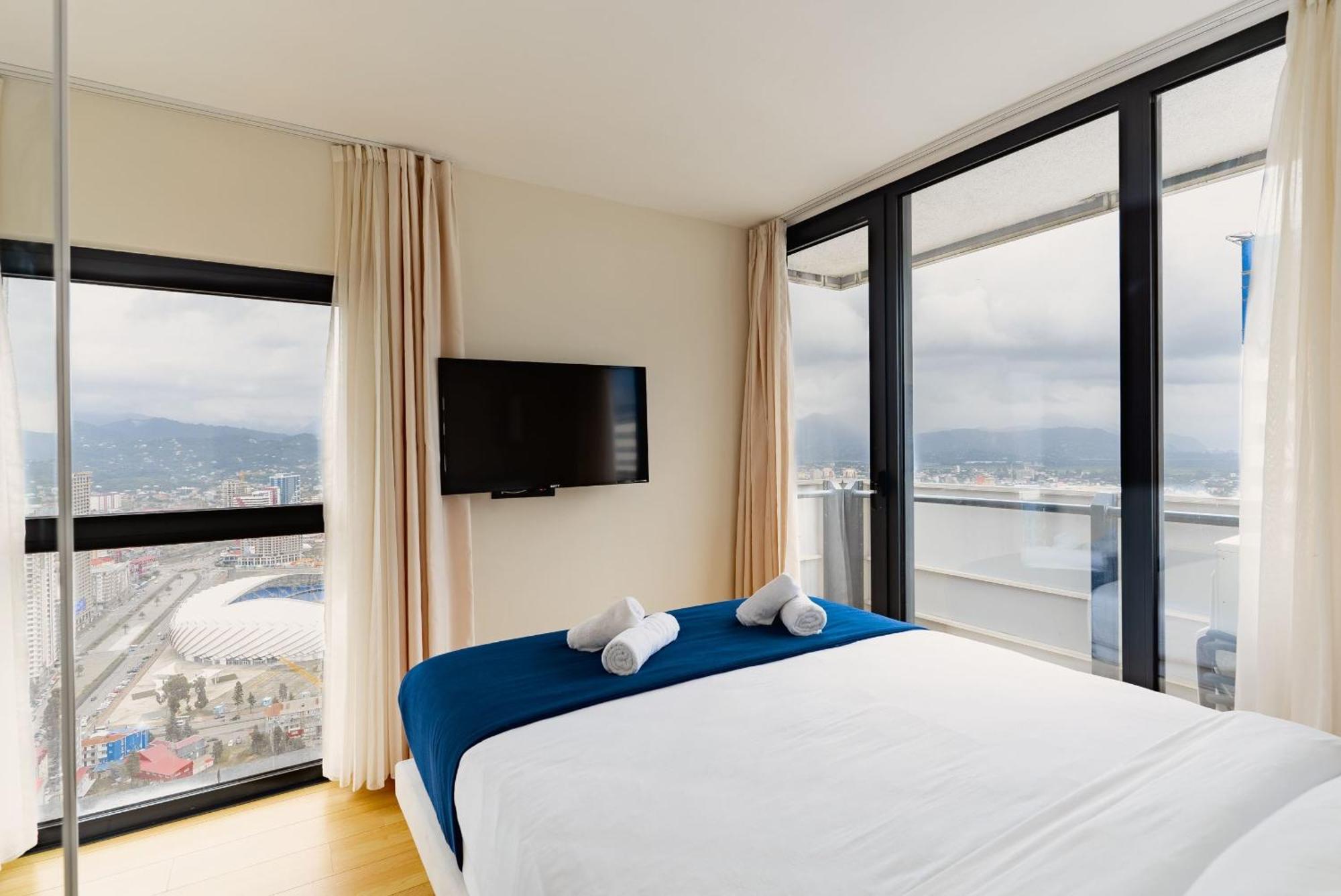 Orbi Twin Towers Aparthotel With Sea View Batumi Eksteriør billede